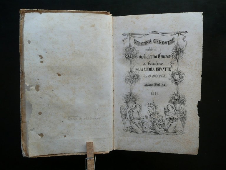 Strenna Genovese a Beneficio della Scuola Infantile di S.Sofia G.Cevasco …