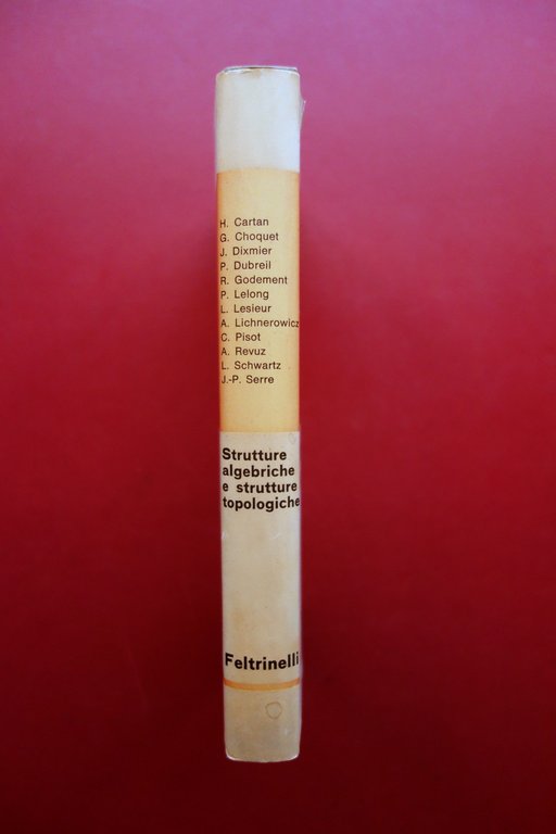 Strutture Algebriche e Strutture Topologiche AA. VV. Feltrinelli Milano 1963