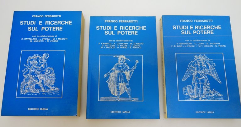 STUDI E RICERCHE SUL POTERE FERRAROTTI ED. IANUA 1980 3 … | Immagine Gallery 2