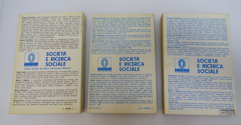 STUDI E RICERCHE SUL POTERE FERRAROTTI ED. IANUA 1980 3 … | Immagine Gallery 3