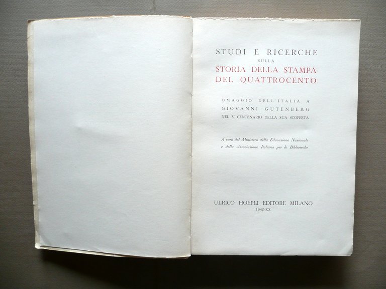 Studi e Ricerche sulla Storia della Stampa del Quattrocento Hoepli … | Immagine Gallery 4