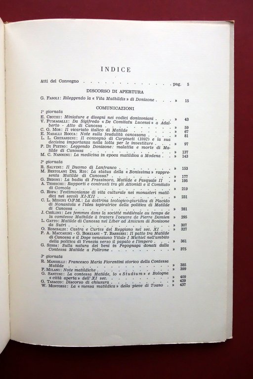 Studi Matildici Atti e Memorie II∞ Convegno 1970 Aedes Muratoriana …