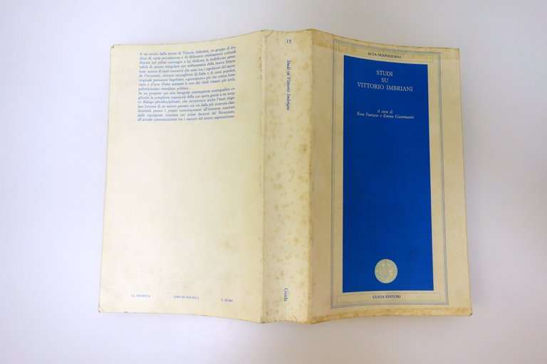 STUDI SU VITTORIO IMBRIANI FRANZESE GIAMMATTEI ACTA NEAPOLITANA GUIDA EDITORI