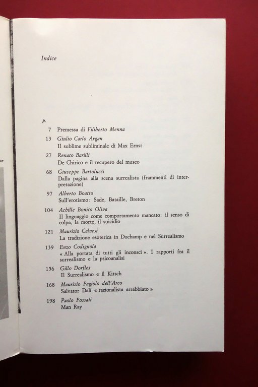 Studi sul Surrealismo AA. VV. Officina Edizioni Roma 1977