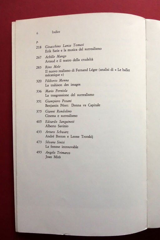 Studi sul Surrealismo AA. VV. Officina Edizioni Roma 1977