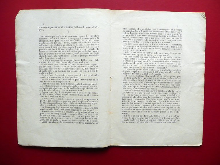Su Talune Quistioni Etnografiche Francesco Randacio Clamis Palermo 1870