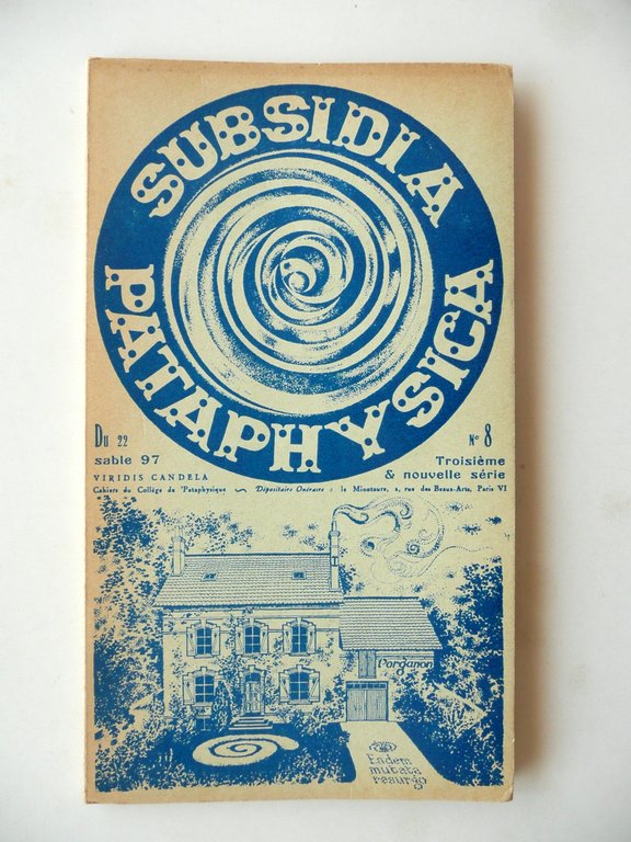 Subsidia Pataphysica N. 8 College Pataphysique Ex Libris Piero Chiara Patafisica