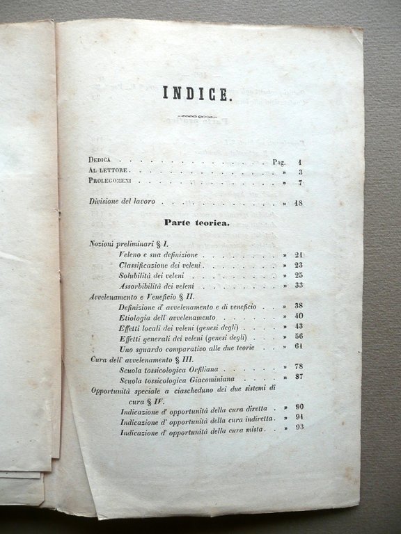 Sulla Virt˘ degli Antidoti Chimici Giovanni Battista Fasoli Naratovich 1861 … | Immagine Gallery 5