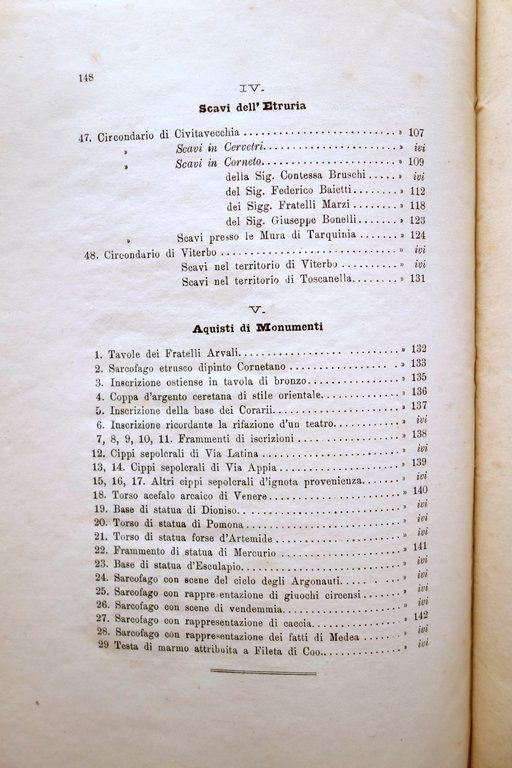 Sulle Scoperte Archeologiche della Citt‡ e Provincia di Roma Regia …