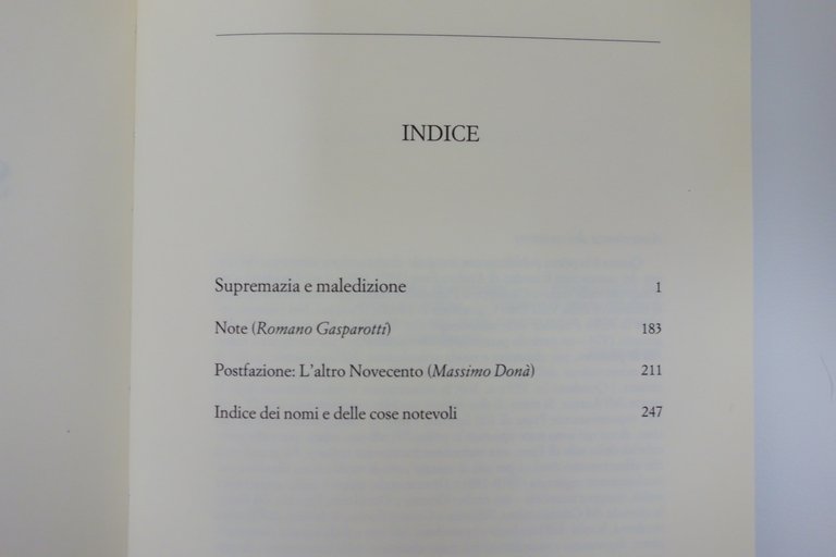 SUPREMAZIA E MALEDIZIONE DIARIO FILOSOFICO 1973 ANDREA EMO RAFFAELLO CORTINA … | Immagine Gallery 3