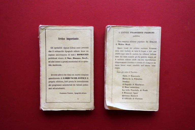 Susanna ovvero La Mantenuta Romanzo Kock Pagnoni 1870ca 2 Volumi …