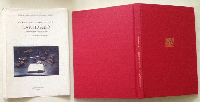 T. Barbieri Carducci Menghini Carteggio Ottobre 1888 Aprile 1904 Mucchi …
