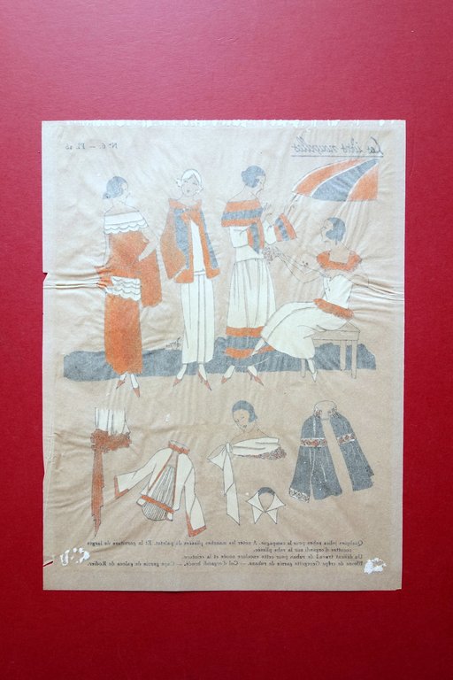 Tavola Pubblicitaria Moda Femminile Les Idees Nouvelles Ponchard Primo '900 | Immagine Gallery 2