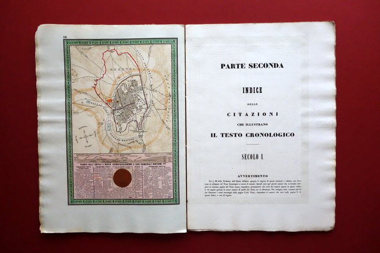 Tavole Cronologiche Critiche Storia della Chiesa Universale Mozzoni Venezia 1852