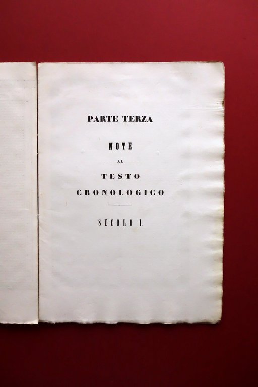 Tavole Cronologiche Critiche Storia della Chiesa Universale Mozzoni Venezia 1852