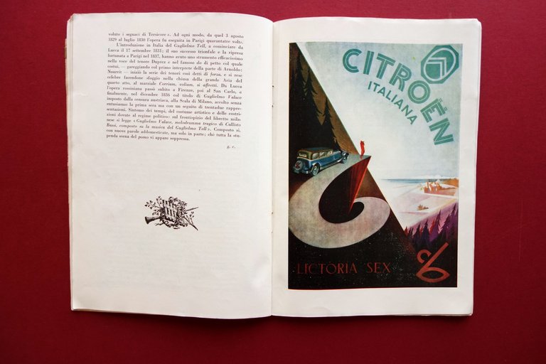 Teatro alla Scala Milano Programma 1929-30 Puccini Fanciulla del West …