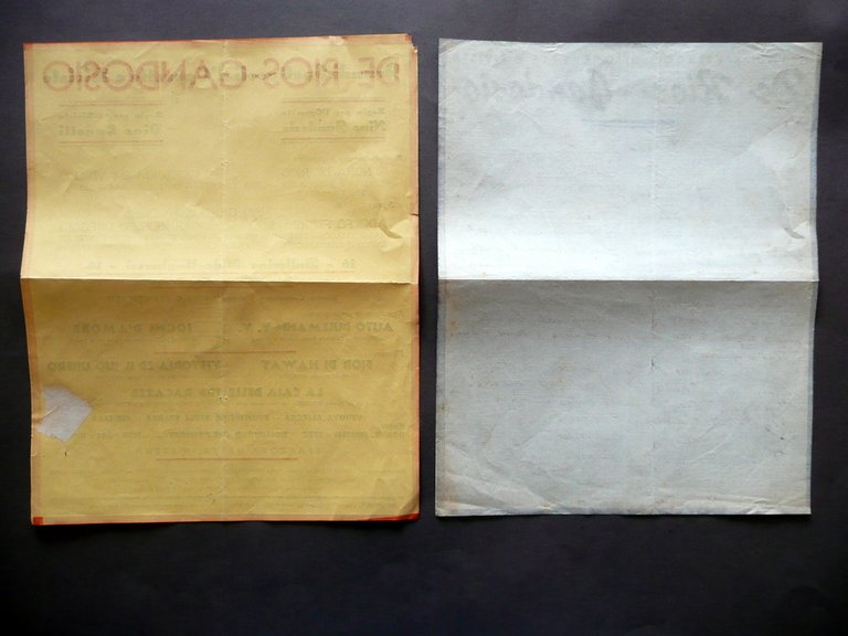 Teatro Avanspettacolo De Rios Gandosio Lettera Autografa Programma Anni '20 | Immagine Gallery 2