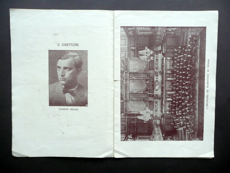Teatro Municipale Modena Programma Commemorazione di Wagner Krauss 1933 Musica | Immagine Gallery 2