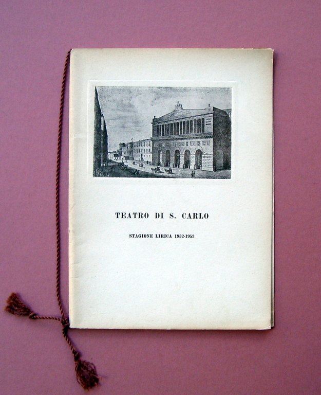 Teatro S.Carlo Miseria e Nobiltà Stagione lirica 1952-1953 Opera Comica … | Immagine Gallery 1