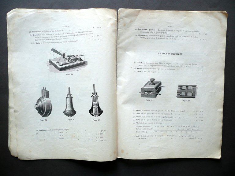 Tecnomasio Italiano Cabella Illuminazione Incandescenza Lampadine Dinamo 1885