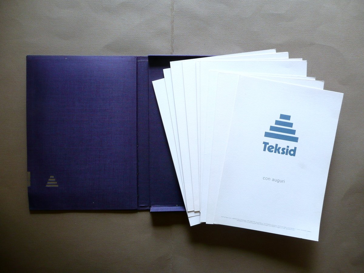 Teksid Advertising Torino Cartella Segni Zodiacali Zodiaco Omaggio Auguri 1978