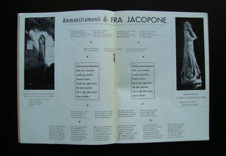 Tenneroni Un Ritratto di Fra Jacopone da Todi 1957 Tipografia …
