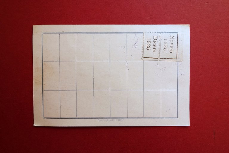 Tessera Societ‡ Ginnastica e Scherma Panaro Modena Enrico Ferri 1925