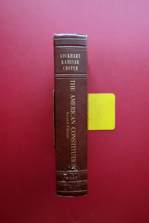 The American Constitution Cases and Materials West Publishing Minnesota 1967