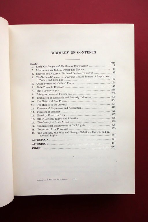 The American Constitution Cases and Materials West Publishing Minnesota 1967