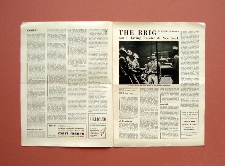 The Brig Living New York a Modena in Teatro Notiziario …