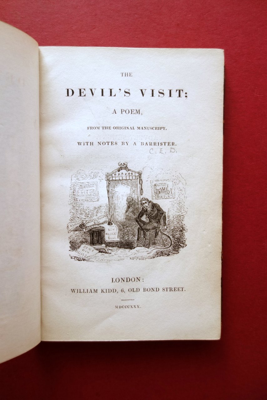 The Devil's Visit a Poem Illustrazioni Robert Cruikshank London 1830 …