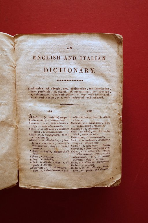 The New Pocket Dictionary of the English and Italian Languages …