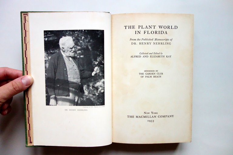 The Plant World in Florida Henry Nehrling Macmillan New York …