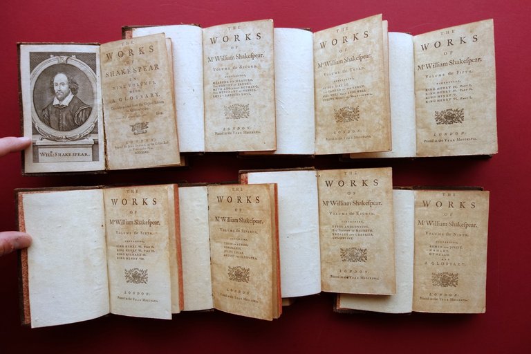 The Works of Shakespeare in Nine Volumes John Osborn London …