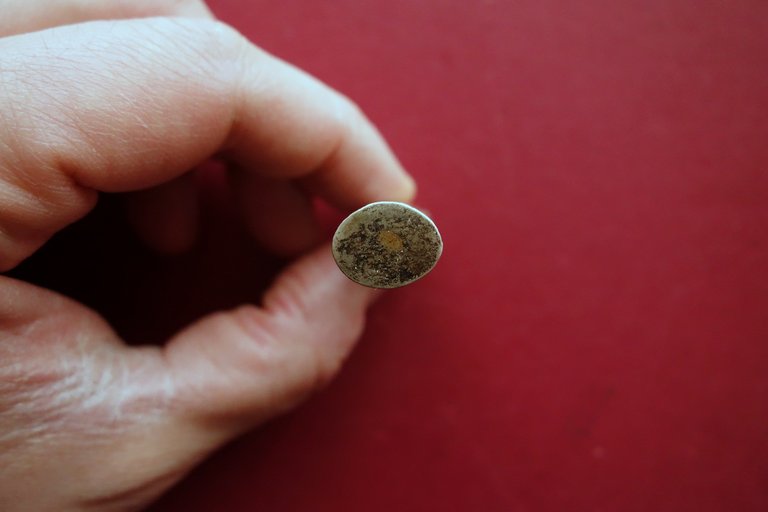 Timbro in Argento Anni '30 Non Inciso Punzonato 800