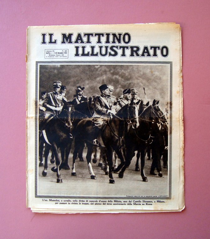 Tipografia Sandron Palermo distruzione uragano Il Mattino Illustrato n 45 …