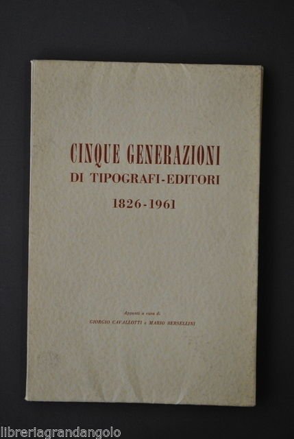 Tipografia Tipografi Elvetica Capolago Il Sole Archetipografia Milano 1961