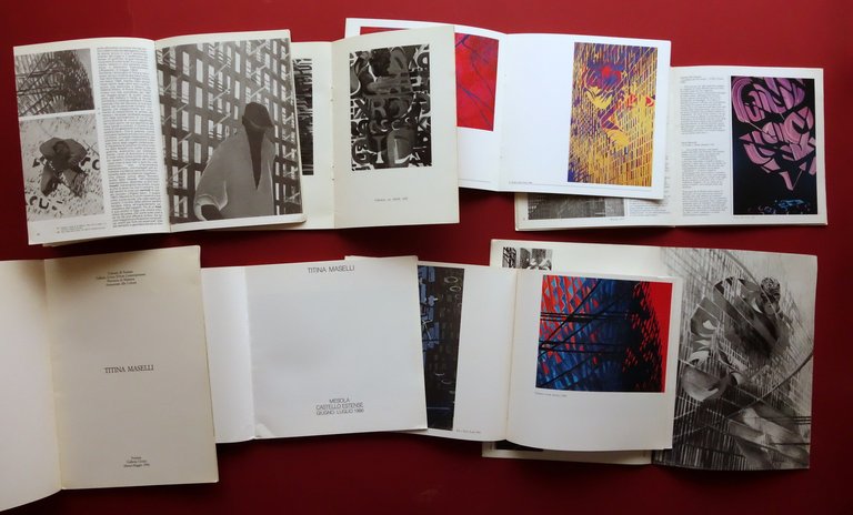 Titina Maselli 8 Cataloghi Anni '70 '80 Achille Bonito Oliva …