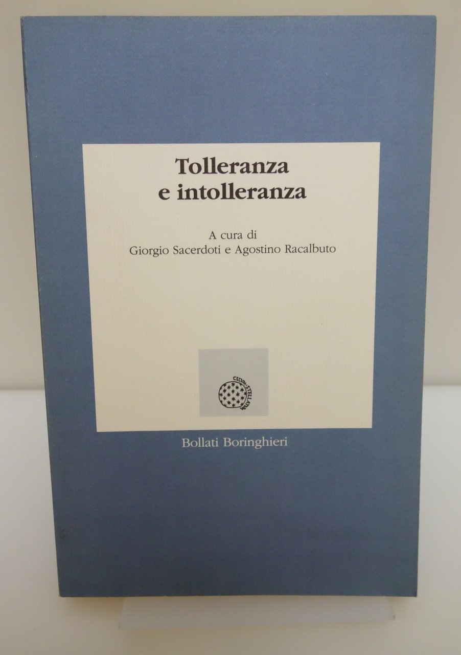 TOLLERANZA E INTOLLERANZA SACERDOTI RECALBUTO BOLLATI BORINGHIERI 1995