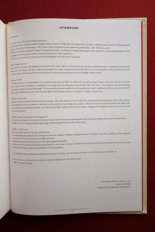 Tomo In Memory of Davide Sorrenti Photoart AA. VV. Sartoria … | Immagine Gallery 9