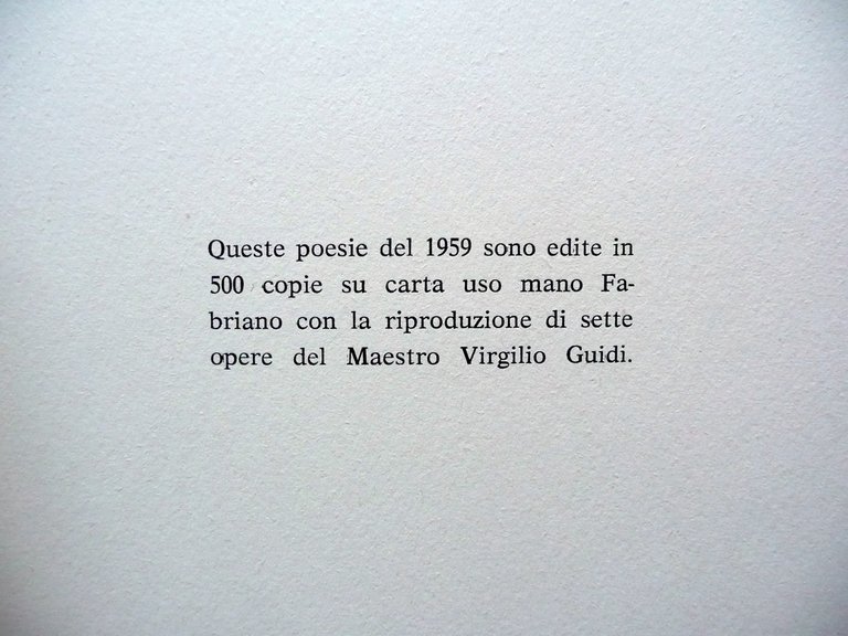 Toni Toniato Settimino Bucciarelli 1962 Omaggio a Virgilio Guidi Arte …