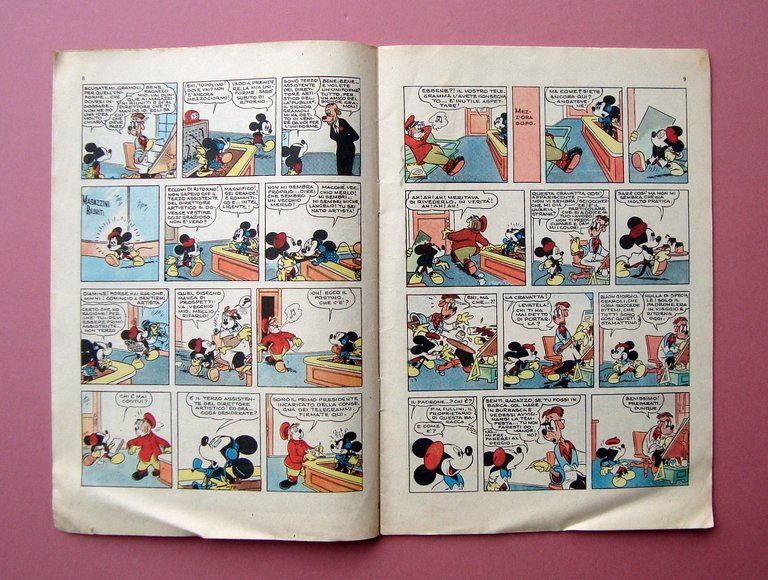 Topolino Agente di Pubblicit‡ 1947 Albo d'Oro n 49 Ottimo | Immagine Gallery 2