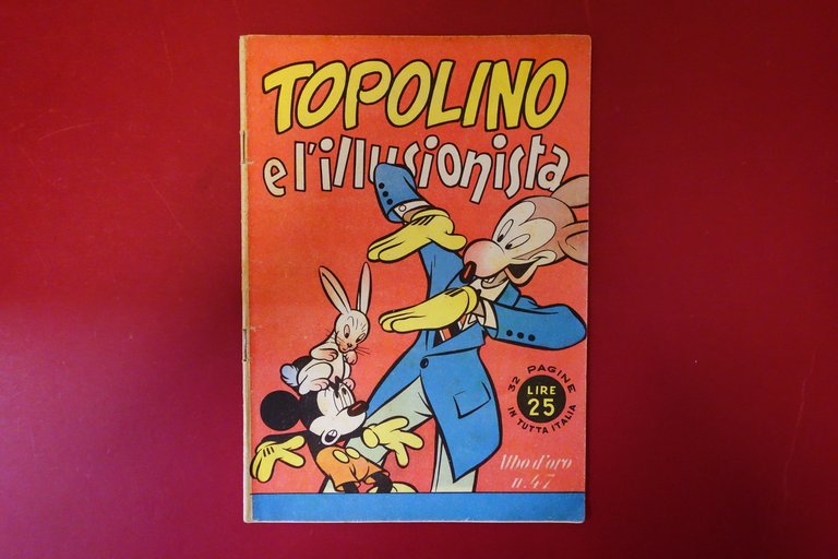Topolino e l'Illusionista Albo d'Oro n 47 Walt Disney 1947 …