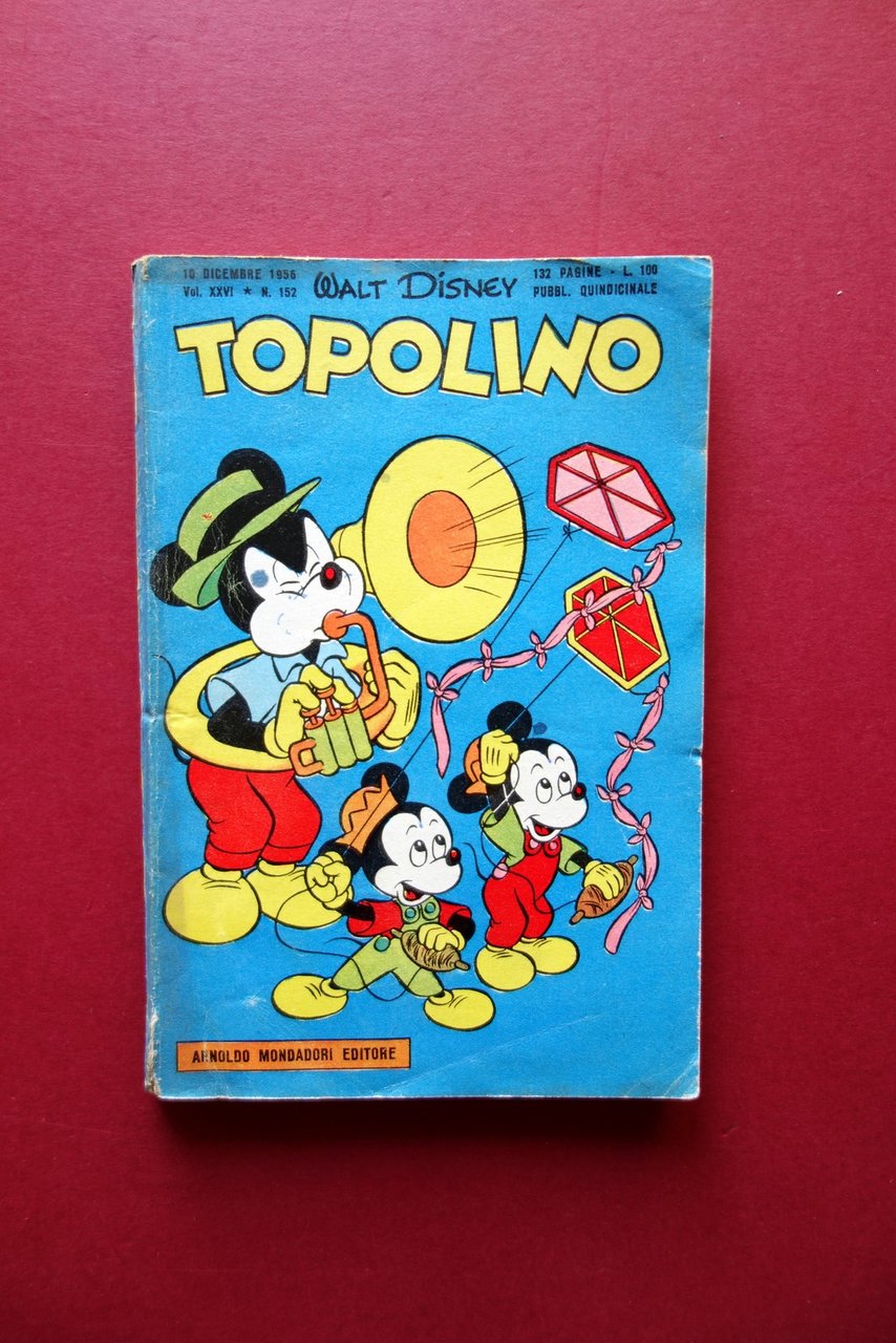 Topolino Walt Disney Vol. XXVI Numero 152 10 Dicembre 1956