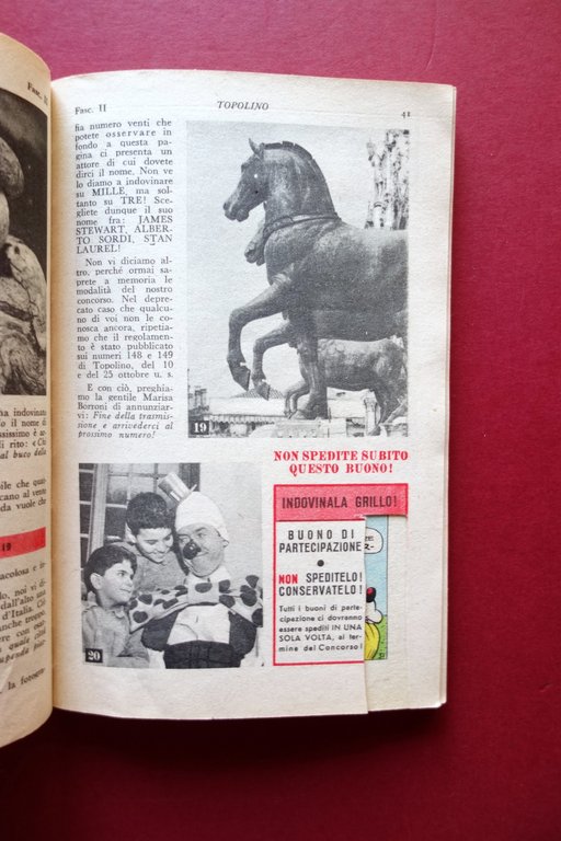 Topolino Walt Disney Vol. XXVI Numero 152 10 Dicembre 1956