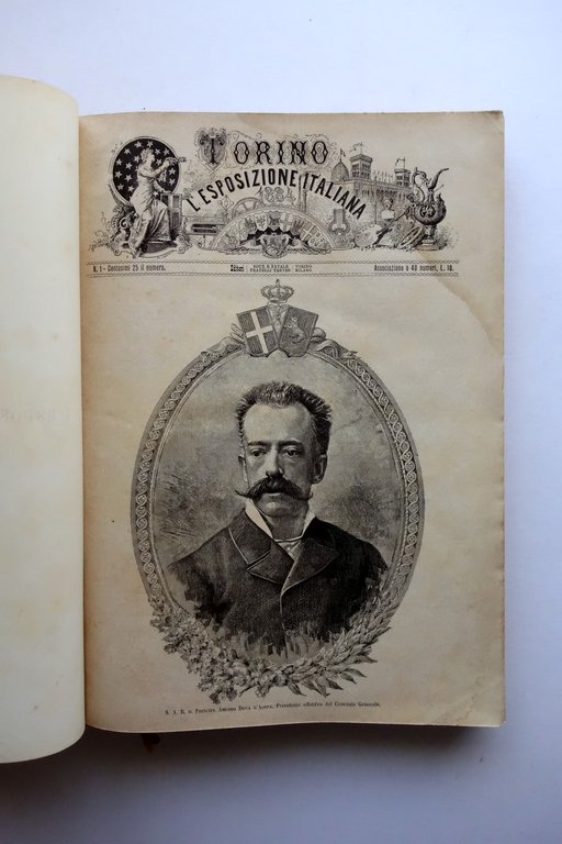 Torino e L'Esposizione Italiana del 1884 Treves Roux 60 Numeri …