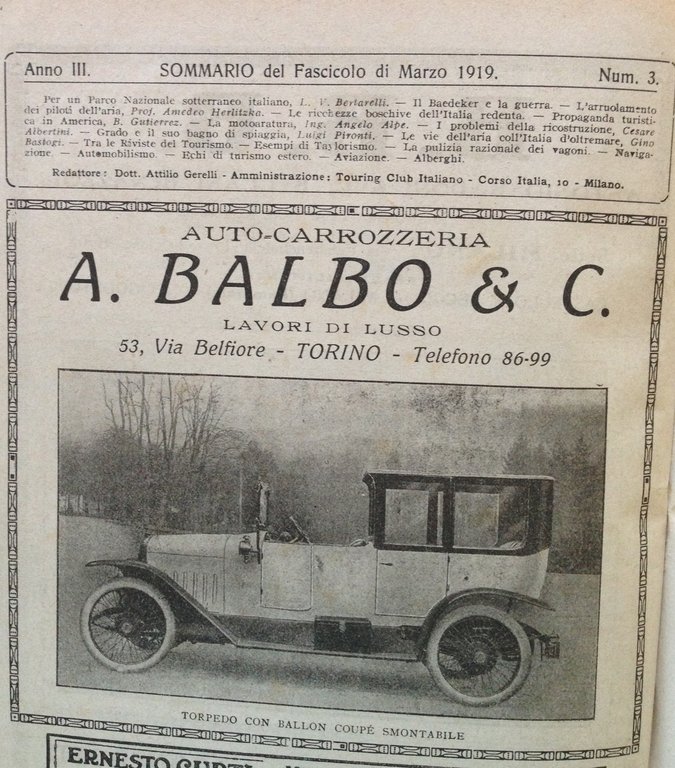 Touring Herlitzka L'Arruolamento dei Piloti dell'Aria Vie d'Italia n3 Marzo … | Immagine Gallery 4