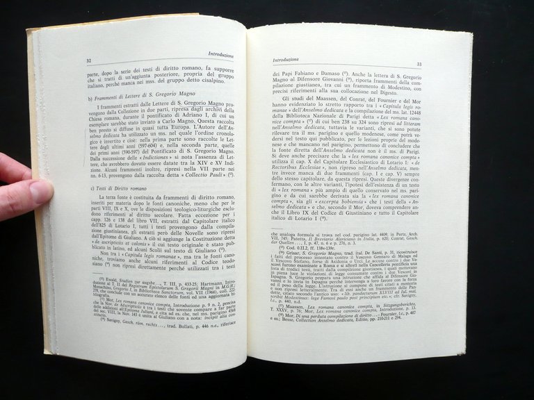 Tradizione Manoscritta di Leges Romanae Russo Aedes Muratoriana Modena 1980