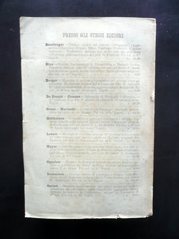 Trattato delle Malattie delle Donne Affezioni Puerperali Veit Jovene Napoli …