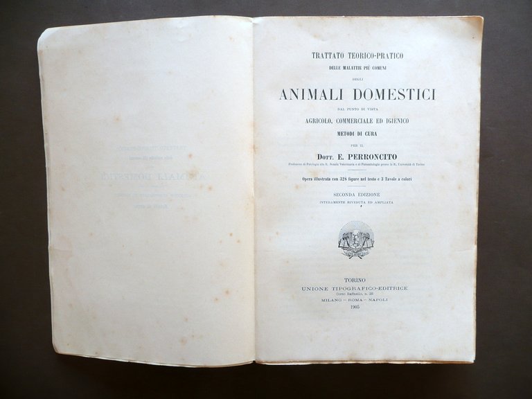 Trattato Teorico Pratico Malattie pi˘ Comuni degli Animali Domestici UTET … | Immagine Gallery 4